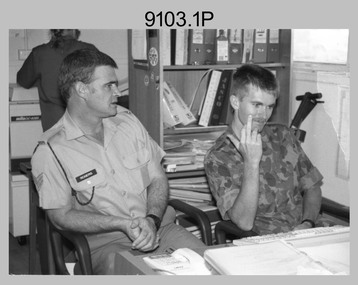 Personnel Undertaking Duties at the Army Survey Regiment, Fortuna Villa, Bendigo. 1990.
