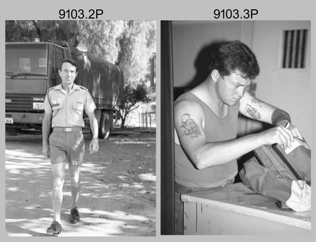 Personnel Undertaking Duties at the Army Survey Regiment, Fortuna Villa, Bendigo. 1990.