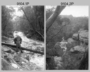 Reconnaissance of future Regimental Training area by Army Svy Regt Officers, Victoria. 1990.