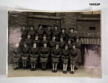 Group of BCOF Army Nurses in uniform.