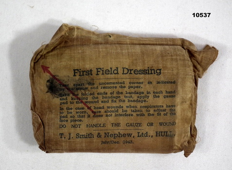 Small First Field Dressing 1942.