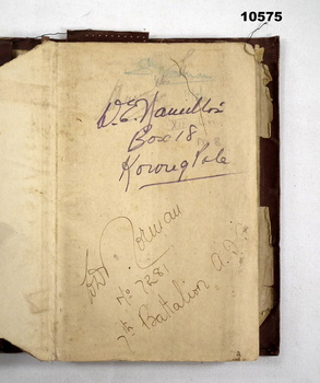 WW1 Field Service Pocket Book.