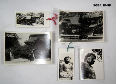 Photographs of Kamakura, Japan featuring a Buddha statue.