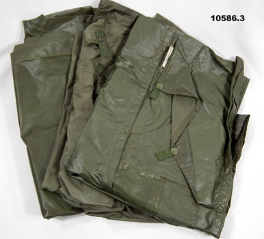 Three individual plastic mattress covers.