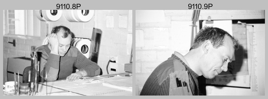 Personnel and Equipment in Lithographic Squadron at the Army Survey Regiment, Fortuna Villa, Bendigo. 1990.