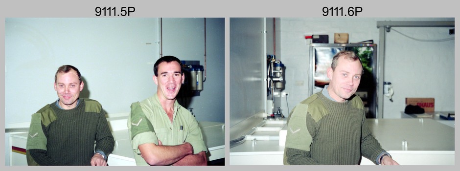Personnel and Equipment in Lithographic Squadron at the Army Survey Regiment, Fortuna Villa, Bendigo. 1990.