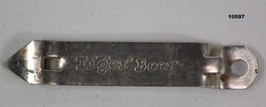 Souvenir Tiger beer can opener.
