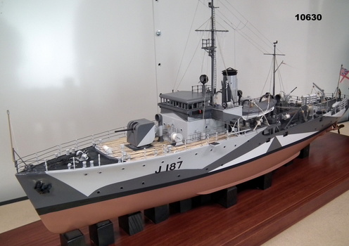 Scale Model of HMAS BENDIGO J187 (1941)