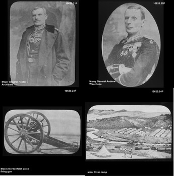 10620.21P Major General Hector Archibald.jpg
10620.22P Majoy General Andrew Wauchope.jpg
10620.23P Maxin-Nordenfeldt quick firing gun.jpg
10620.24P Mooi River camp.jpg