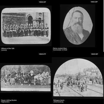 10620.25P Officers of the 12th Lancers.jpg
10620.26P Petrus Joubert Boer Commander in Chief.jpg
10620.27P Queen visiting Gordon Highlanders.jpg
10620.28P Refugees leavin Johannesburg.jpg