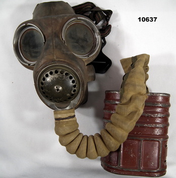 Small box respirator and mask.