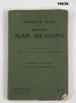 Book on WW1 Map Reading.
