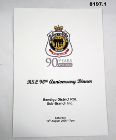 Accessory - PLACE MATS RSL 2006