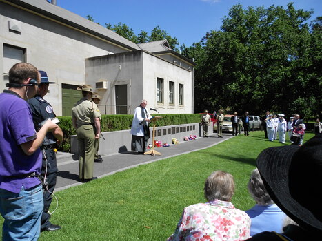 The dedication of the memorial Walls on 11.11.2011
