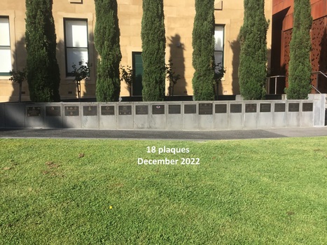 18 plaques up in December 2022