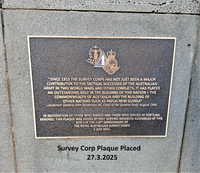 Last plaque up in March 2025.