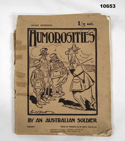 Book of cartoon sketches from WW1.