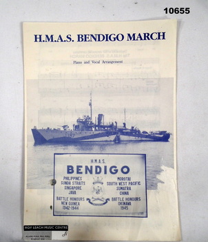 Sheet music - Piano and Vocal arrangement.