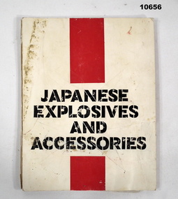Technical handbook on Japanese explosives.
