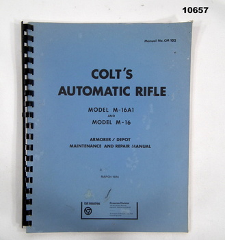 Manual for Colt's Automatic Rifle.