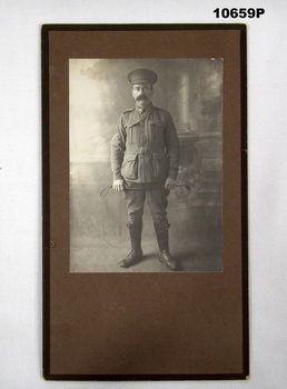 Portrait photo of a Soldier WW1.