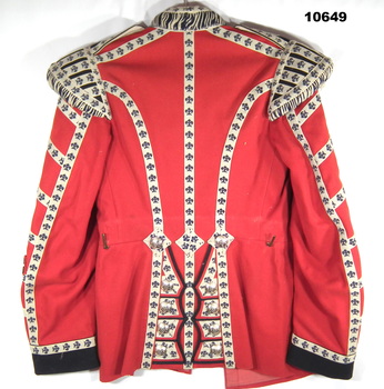 Uniform tunic for Grenadier Guards, England.