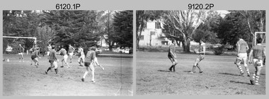 Army Inter-Area Touch Football – Army Survey Regiment team action, Bandiana, c1985.