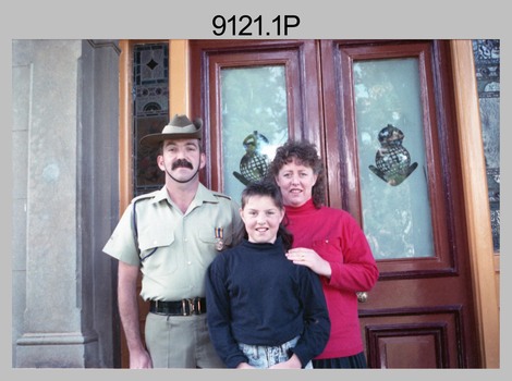 Defence Force Service Medal Presentations at the Army Survey Regiment, Fortuna Villa, Bendigo. c1988.