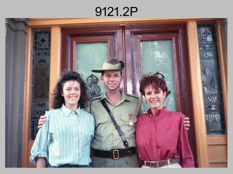 Defence Force Service Medal Presentations at the Army Survey Regiment, Fortuna Villa, Bendigo. c1988.