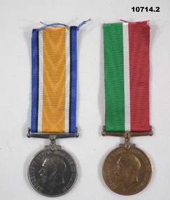 Two WW1 Medals unmounted.