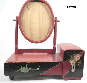 Japanese Miniature dressing table with drawers.