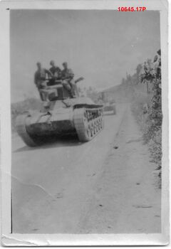10645.17P captured Japanese tank