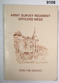 A5 buff coloured light card covered booklet of 16 pages