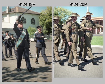 Army Svy Regt Freedom of Entry Parade, 1990. 