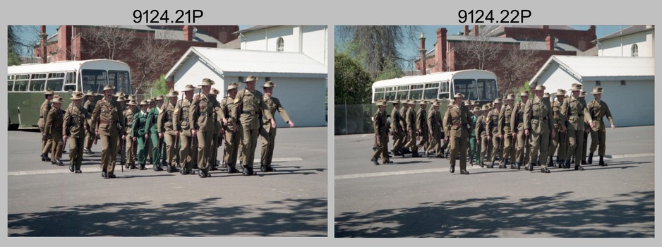 Army Svy Regt Freedom of Entry Parade, 1990. 