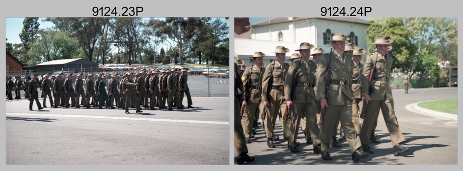 Army Svy Regt Freedom of Entry Parade, 1990. 