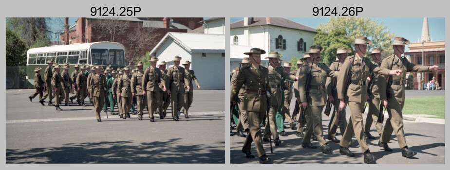Army Svy Regt Freedom of Entry Parade, 1990. 