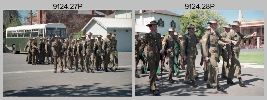 Army Svy Regt Freedom of Entry Parade, 1990. 