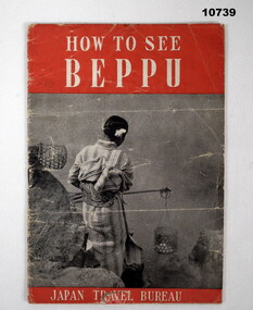 Tourist booklet highlighting the features of Beppu, Japan.