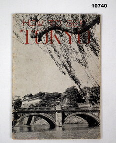 Tourist booklet highlighting the sights of Tokyo.