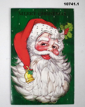 Christmas card and letter relating to Alva Bennetts.