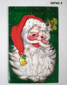 Christmas card and letter relating to Alva Bennetts.