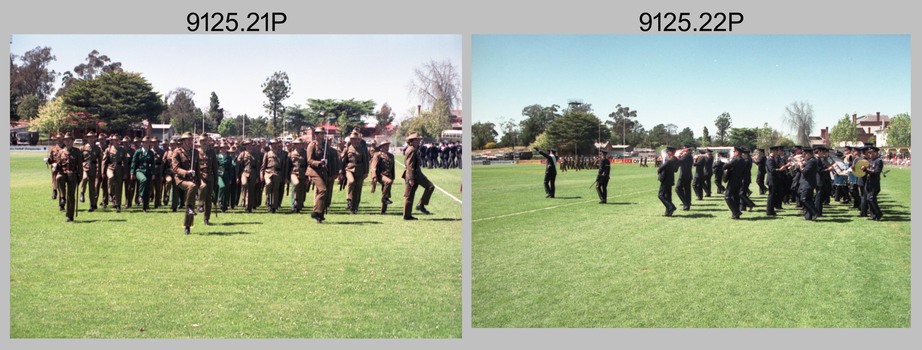 Army Svy Regt Freedom of Entry Parade, 1990.