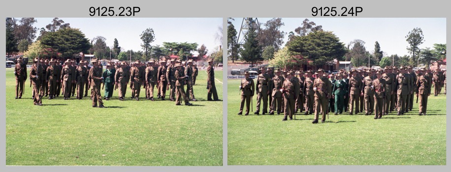 Army Svy Regt Freedom of Entry Parade, 1990.