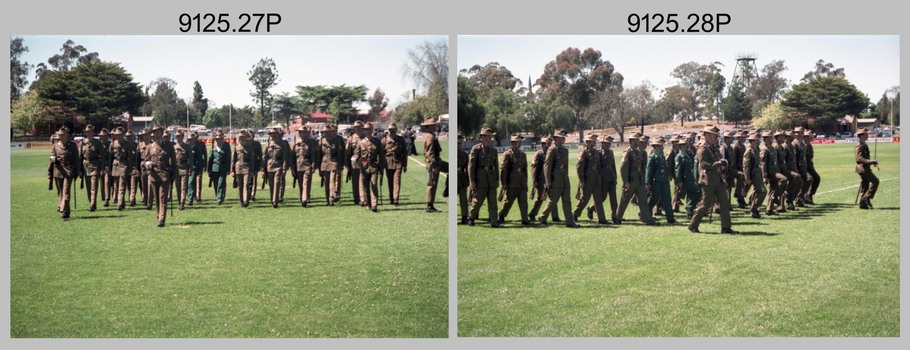 Army Svy Regt Freedom of Entry Parade, 1990.