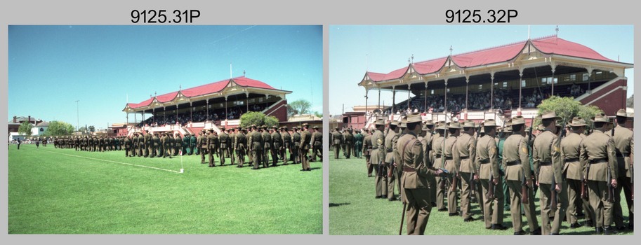 Army Svy Regt Freedom of Entry Parade, 1990.