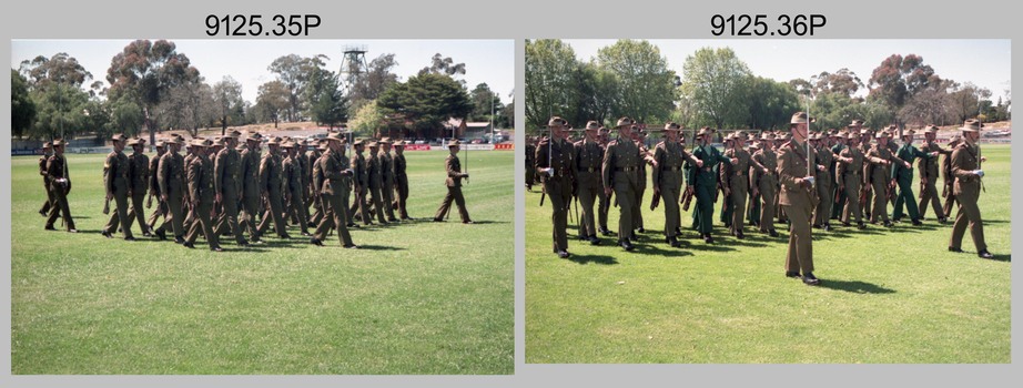 Army Svy Regt Freedom of Entry Parade, 1990.