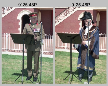 Army Svy Regt Freedom of Entry Parade, 1990.