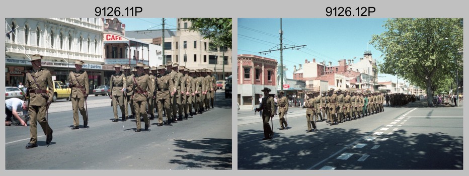 Army Svy Regt Freedom of Entry Parade, 1990. 