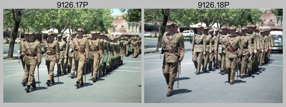 Army Svy Regt Freedom of Entry Parade, 1990. 